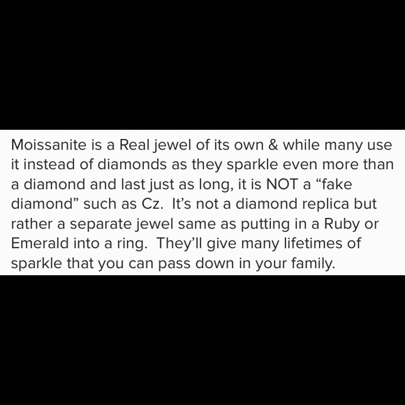 2ct D, VVS1 Moissanite Pendant w/ chain - Picture 5 of 6